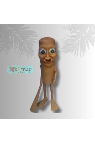 Tung Tung Sahur 12 Cm Figür- Gold Tung Tung Tung Sahur Anahtarlık
