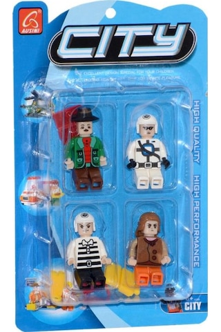 Bıg25792b Mega. Ausini City 4'lü Figür.