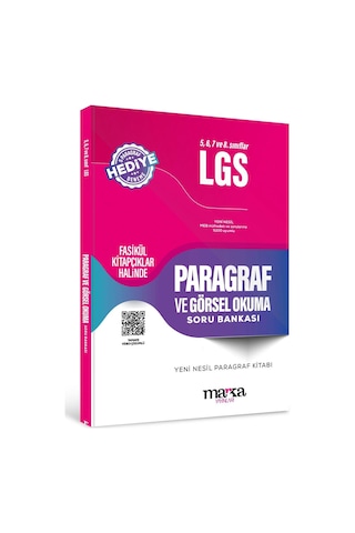 Marka 5.6.7. Ve 8. Sınıf Lgs Paragraf Ve Görsel Okuma Soru Bankası Marka Yayınları
