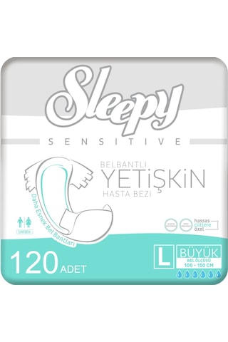 Sleepy Yetişkin Hasta Bezi Large 4 x 30'Lu 120 Adet
