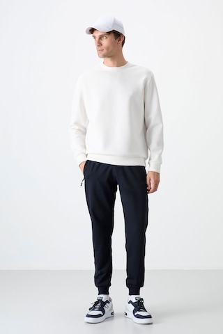 Tommy Life Lacivert Fermuar Cepli Standart Kalıp Jogger Erkek Eşofman Alt - 84587 Lacivert