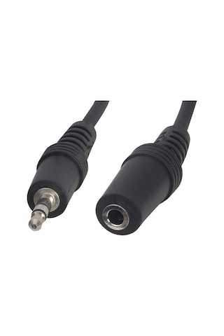 3 Metre 3.5 Mm. Kulaklık Ekleme Uzatma Kablo Dişi - Erkek Stereo