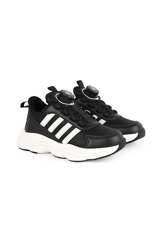 Pepino Çocuk Spor Ayakkabı Çevirmeli Döner Kilitli Mekanizma Yan Çizgili Hafif Kalın Taban Okul Sneaker 2385 Syh-byz