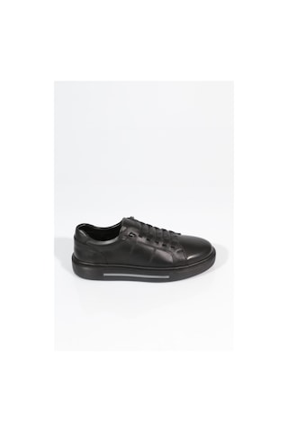 Dgn 1593 Erkek Lastik Detayli Düz Taban Sneakers Ayakkabi Siyah
