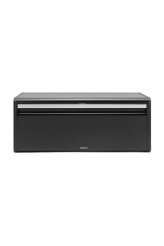 Brabantia Matt Black Köşeli Ekmek Kutusu Siyah