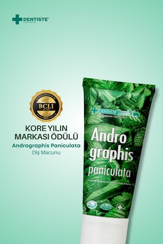 Dentiste Andrographis Paniculata Diş Ve Diş Etlerinde Tam Koruma Diş Macunu 40gr. Tam Koruma