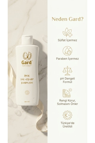 Gard İpek Şal Ve Eşarp Şampuanı 200 Ml