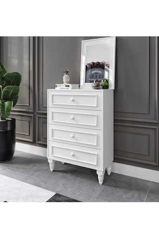 Romantic 4 Çekmeceli Şifonyer %100mdf