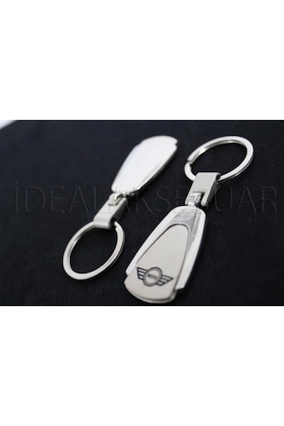Mini Cooper Metal Oval Anahtarlık Şık Kaliteli Aksesuar Çanta Araba New