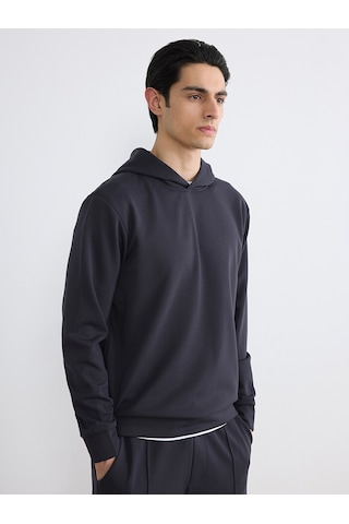 Lcw Vision Antrasit Basic Erkek Hoodie