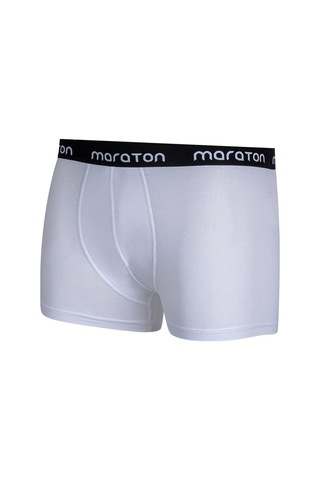 Maraton 2'li Erkek Beyaz Boxer Beyaz