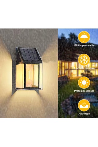 Sl-08 2'li Dekoratif Bağ Bahçe Balkon Solar Güneş Enerjili Lamba