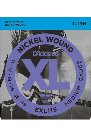 D'addario Exl115 Blues / Jazz Elektro Gitar Teli 11-49