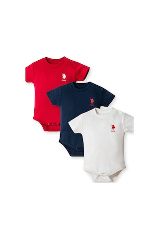 U.s. Polo Assn. Erkek Bebek Beyaz 3lü Takım 5274-49935 Beyaz