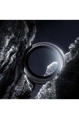 Apple Uyumlu iPhone 16 Pro Max Benks Parlama Önleyici Glass Warrior Metal Kamera Lens Koruyucu Siyah
