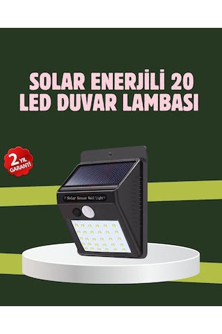 Kablo Gerektirmeyen Solar Led Bahçe Ve Veranda Işığı Çok Renkli