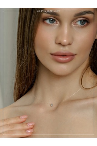 Jp Olıva İplikte Kolye Gerçek Gümüş 925 Damla 436527412 Gri