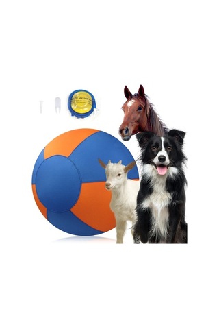 Dm Evcil Hayvan Köpek Oyuncak Çiğnenebilir Şişme Eğitim Topu - Eğlenceli Ve Dayanıklı