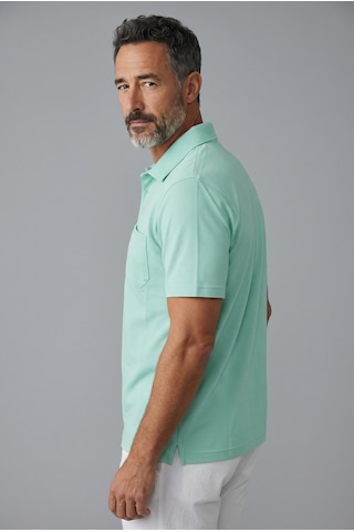 Erkek Yakalı Cepli Lacoste Kumaş Mint Yeşili Tshirt