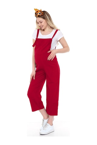 Luvmabelly Myra6107 - Bordo Hamile Salopet-bordo