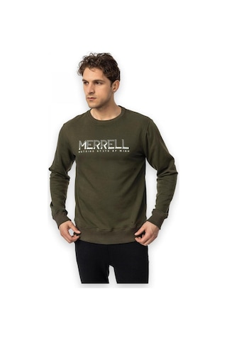 Merrell M25smithm Outdoot Sweat Haki Erkek Sweatshirt Haki