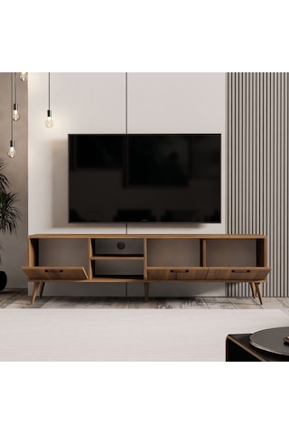 Mezza 1583 Exxen 180 Cm (AHŞAP AYAKLI) Tv Ünitesi Ürgüp