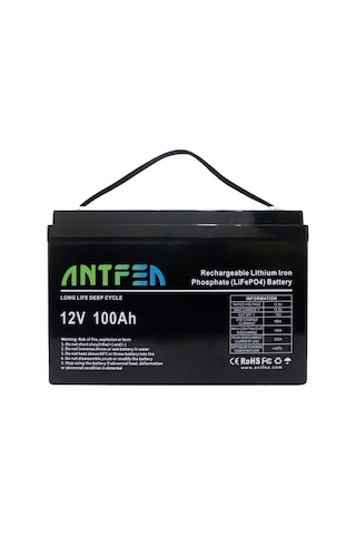 Antfea 12v100ah ABS Lityum Akü LiFePo4
