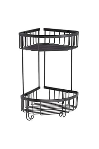 Duş Raf Sistemi Siyah Renk 377x196x250 Mm Diğer