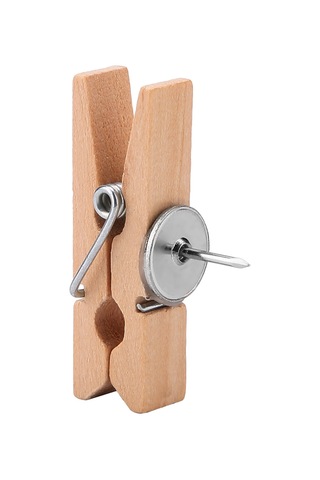 Hombey Ahşap Fotoğraf Tutucuları 35x7mm - 50 Adet Kutu - Duvar/ofis Dekorasyonu - Dayanıklı Ahşap Malzeme