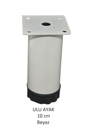 Ulu Ayak 10cm Vidalar Dahil Beyaz Beyaz