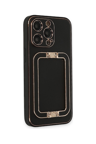 Cosmotex 8683140329617 Newface Apple iPhone Uyumlu 13 Pro Max Kılıf Coco Elit Kapak - Siyah