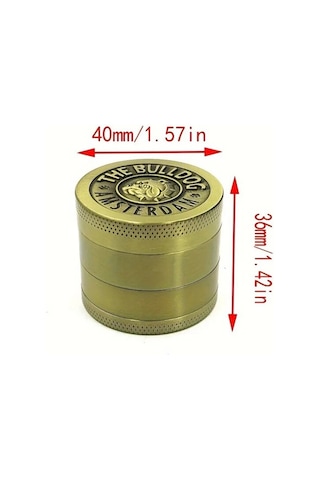 40 Mm 4 Katlı Grinder Baharat Öğütücü Parçalayıcı Paslanmaz Çelik Mıknatıslı Cepte Taşınabilir Bakır
