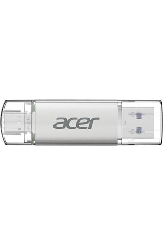 Acer 256gb Usb 3.2 Ut300-256gb Usb-a+usb-c Çift Taraflı Metal Flash Bellek