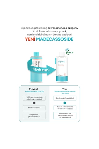 Missha A'pieu Madecassoside Tetrasome Cica Toner 300 ML