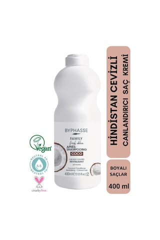 Byphasse Family Fresh Hindistan Cevizli Canlandırıcı Saç Kremi 400 ML