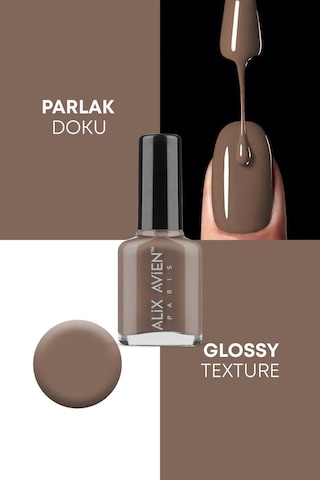 Alix Avien Nude Oje 52 Yüksek Pigmentli Uzun Süreli Kalıcılık Hızlı Kuruma Nail Lacquer 52