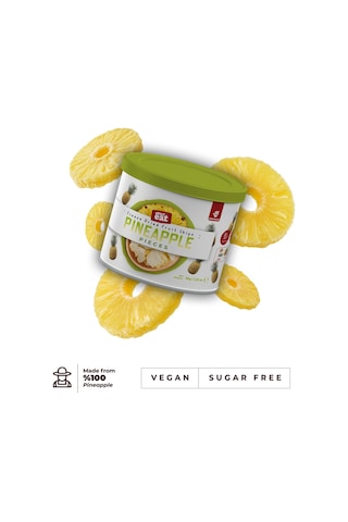 Evereat Dondurularak Kurutulmuş Freeze Dried Teneke Kutu Çıtır Ananas 35 Gr Diğer