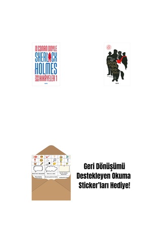 Sherlock Holmes - Bütün Hikayeler 1 Ciltli + Sherlock Holmes - Korku Vadisi + Okuma Sticker'ları