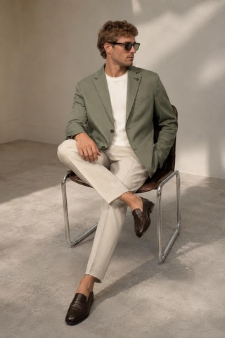 Alexandergardi Erkek Blazer Ceket Haki
