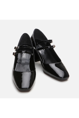Hotiç Mary Jane Siyah Kadın Kalın Topuk 01ayh294910a100 Siyah
