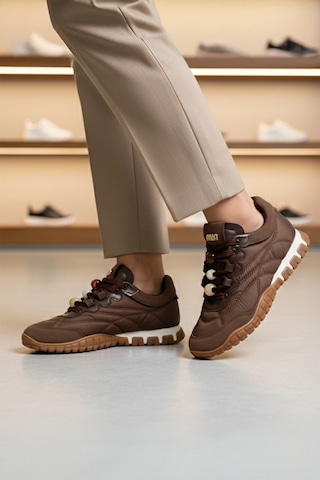 Tw Tonny White Tokyo - 193 Kadın Spor Ayakkabı Su Geçirmez Ortopedik Taban Sneaker Günlük Yürüyüş Ayakkabısı Kahverengi