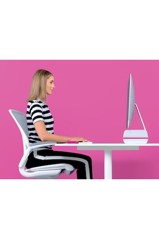 Leitz Ergo WOW Ayarlanabilir Pembe / Beyaz Monitör Standı / Yükseltici