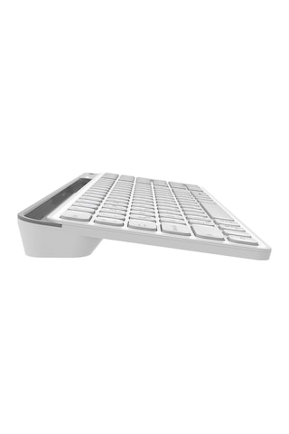 Everest Kb-bt90 Beyaz-gri Bluetooth+ 2.4ghz Q Mac-win-android-ıos Uyumlu Kablosuz Klavye