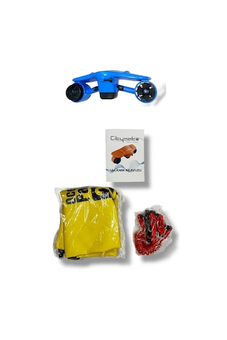 Sea Scooter Elektrikli Deniz Havuz Scooter 2x600 W Çift Motor Çift Bataryalı - Mavi