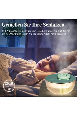 Lgq Mini Air Hava Nemlendirici 20 Db Süper Sessiz Soğuk Sis