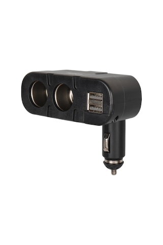 12 24v 2 Usb Li Hızlı Araç Şarj Aleti Cihazı 100w 2'li Çakmaklık Çoklayıcı Çoğaltıcı Cihazı