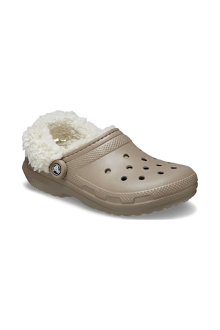 Crocs Classic Fleece Lined Clog Terlik Taba