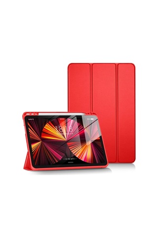 Mey Najmaddin İpad Pro 11 2024 Kılıf Tablet Smart Kılıf - Kırmızı Najmaddin Diğer