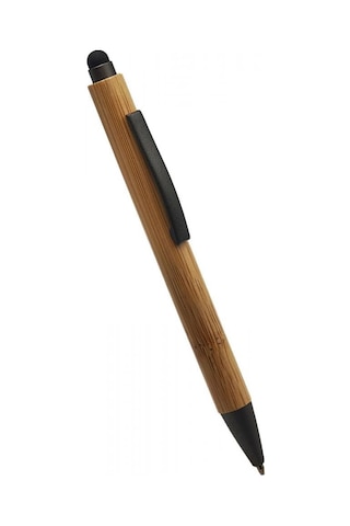 Kurumsal Hediye Toplantı Aracı Sunum Gereci Touchpen Tükenmez Kalem Dokunmatik Ekran Uyumlu Bambu