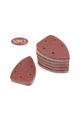 50 Adet Fare Zımpara Sayfaları Diskler Zımpara Pedleri E13164